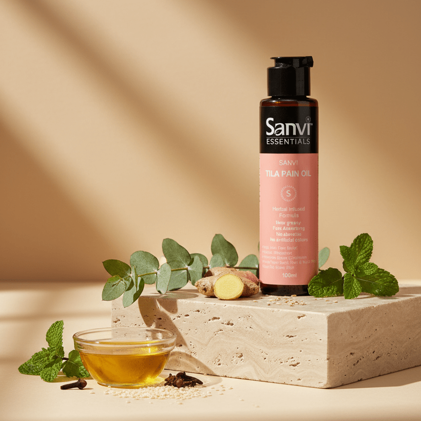 Sanvi Tila Pain Relief Oil - Sanvi Essentials